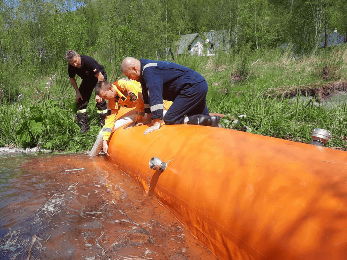 Exercise with Exflooder flood barriers