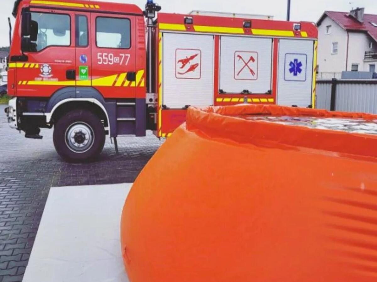 Hydronion open tank at the fire service